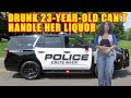 Bodycam DUI Arrest - Drunk 23-Year-Old Can't Handle Her Liquor