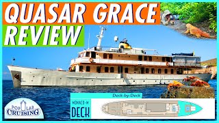 Cruise Like Grace Kelly in the GALAPAGOS  Quasar Expeditions' Grace Review and DeckbyDeck Tour