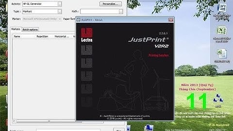 LECTRA just print configuration