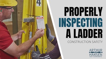 How to PROPERLY Inspect a Ladder: Ladder Inspection Checklist | Construction Ladder Safety 2022