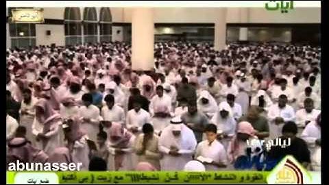 سورة التكاثر للشيخ ناصر القطامي رمضان 1433