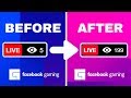 Facebook Gaming: How to Get 100+ Concurrent Viewers FAST