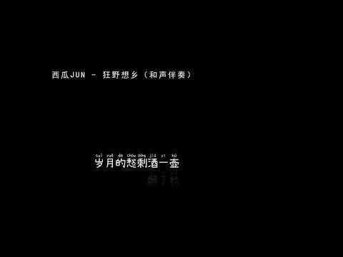 西瓜JUN   狂野想乡（和声伴奏）