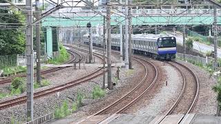 E235系1000番台クラF-01編成試運転 東戸塚通過