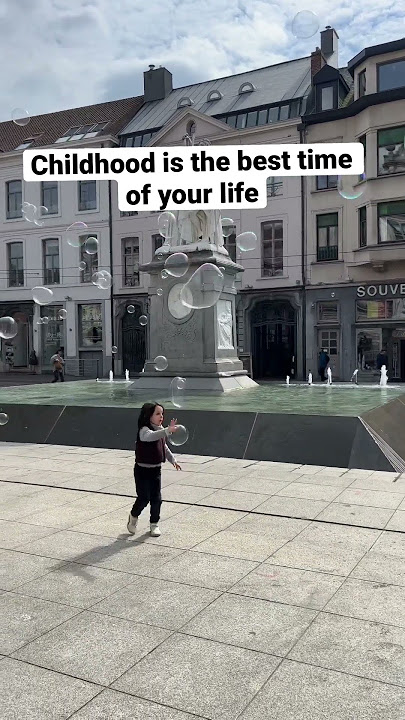 Best time of life #childhood #happy #memories #bubble