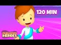 2 HORAS CON PEQUEÑOS HÉROES | Canciones Infantiles