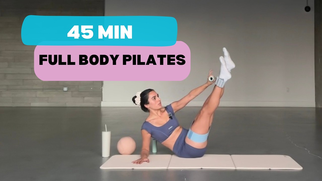 45-минутная тренировка по пилатесу для всего тела | Для всех уровней подготовки