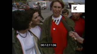 1980s Brighton, UK, Scooter Rally, Mod Revival, Youth Subculture