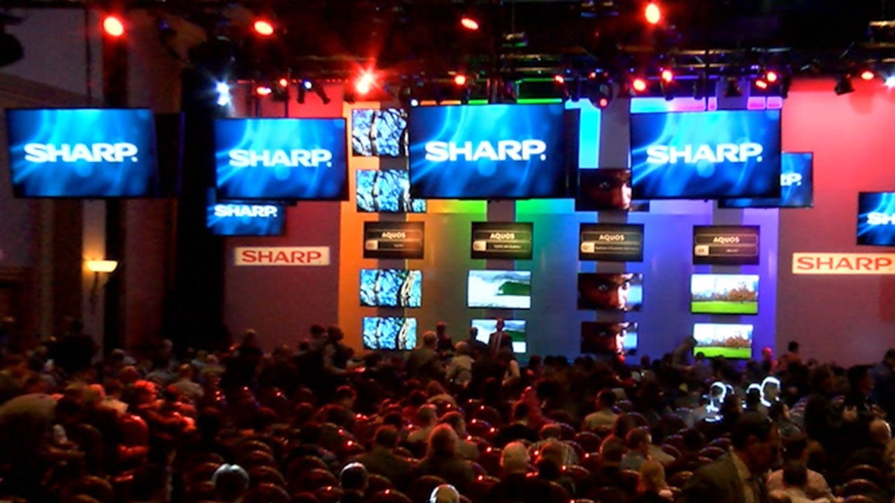 Sharp Floods CES With Too Many TVs Sharp Floods CES With Too Many TVs