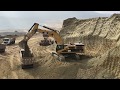 Caterpillar 385C Excavator Loading Trucks - Labrianidis Mining Works