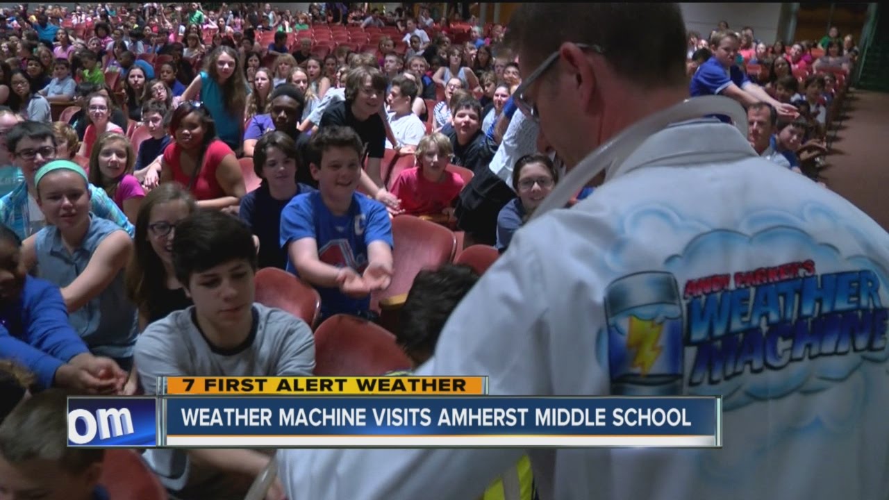 Weather Machine Visits Amherst Middle School
