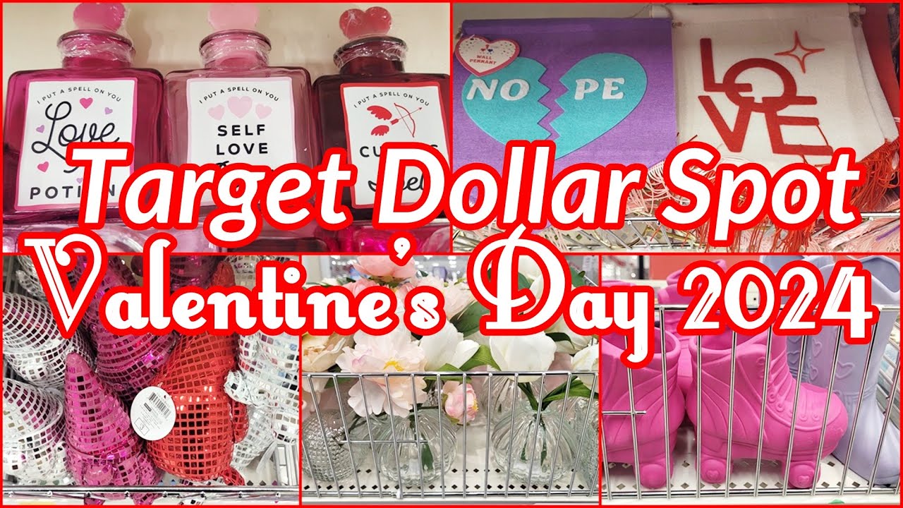 TARGET DOLLAR SPOT VALENTINE'S DAY 2024 SHOP WITH ME NEW FINDS! YouTube