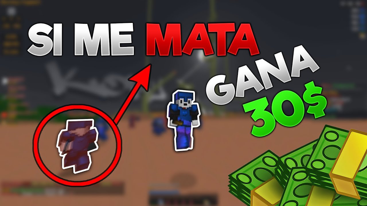 ME MATA y le REGALO 30$ | Minecraft PvP (Koru.rip)