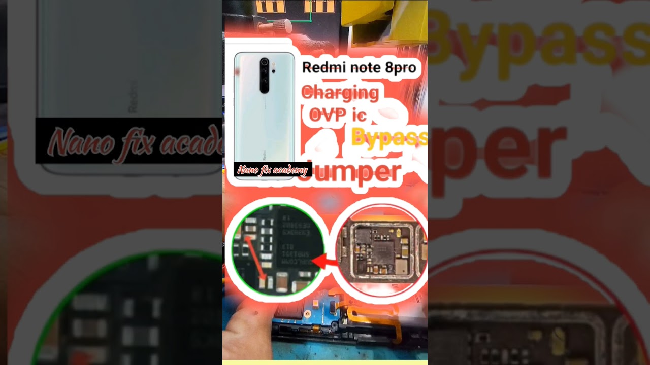 | REDMI NOTE 8 PRO CHARGING OVP IC BYPASS JUMPER|| रेडमी फोन की चार्जिंग ic बाईपास कैसे करे ऑल मॉडल|