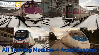 All Training Modules + Acela Express - Boston Sprinter - Train Sim World 6
