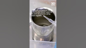 🌕 3D printing on the moon without having to bring material there: lunar soil could be the key!