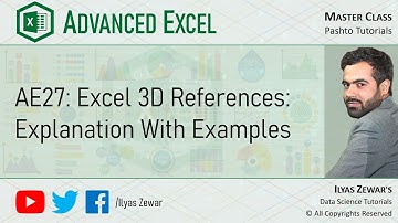 AE27 Excel 3D References: Explanation With Examples