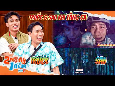 Ngân - Diễm trụ không nỗi buổi TĂNG CA tại công viên bỏ hoang, tung chiêu cuối cực hài |2N1D M5 #100