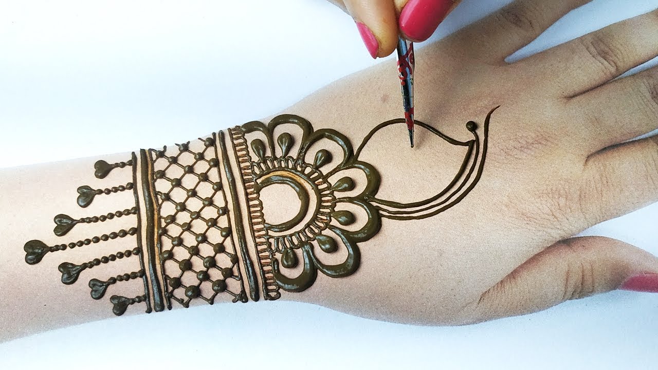 आस न ग ल ट क क म ह द ड ज इन लग न स ख Easy Arabic Mehndi Design For Hands Stylish Mehndi Design Beautyzing
