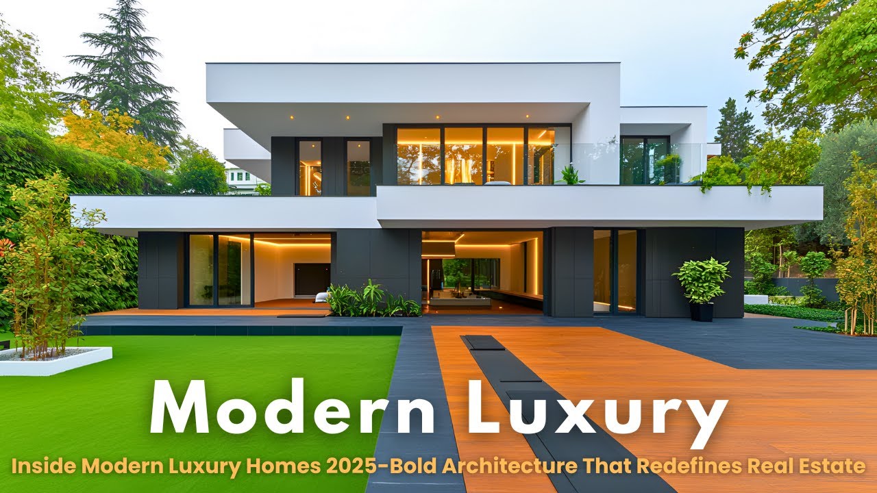 Modern Luxury 2025 Bold Architecture | Next-Level Real Estate - YouTube