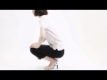 クロップド ハイテンションパンツ 撥水パンツ 美脚 サブリナパンツ