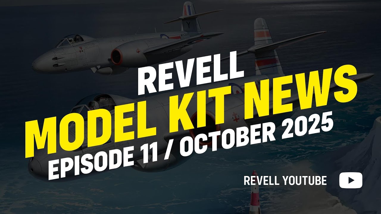 Новости о наборах моделей Revell 11 — Gloster Meteor и многое другое