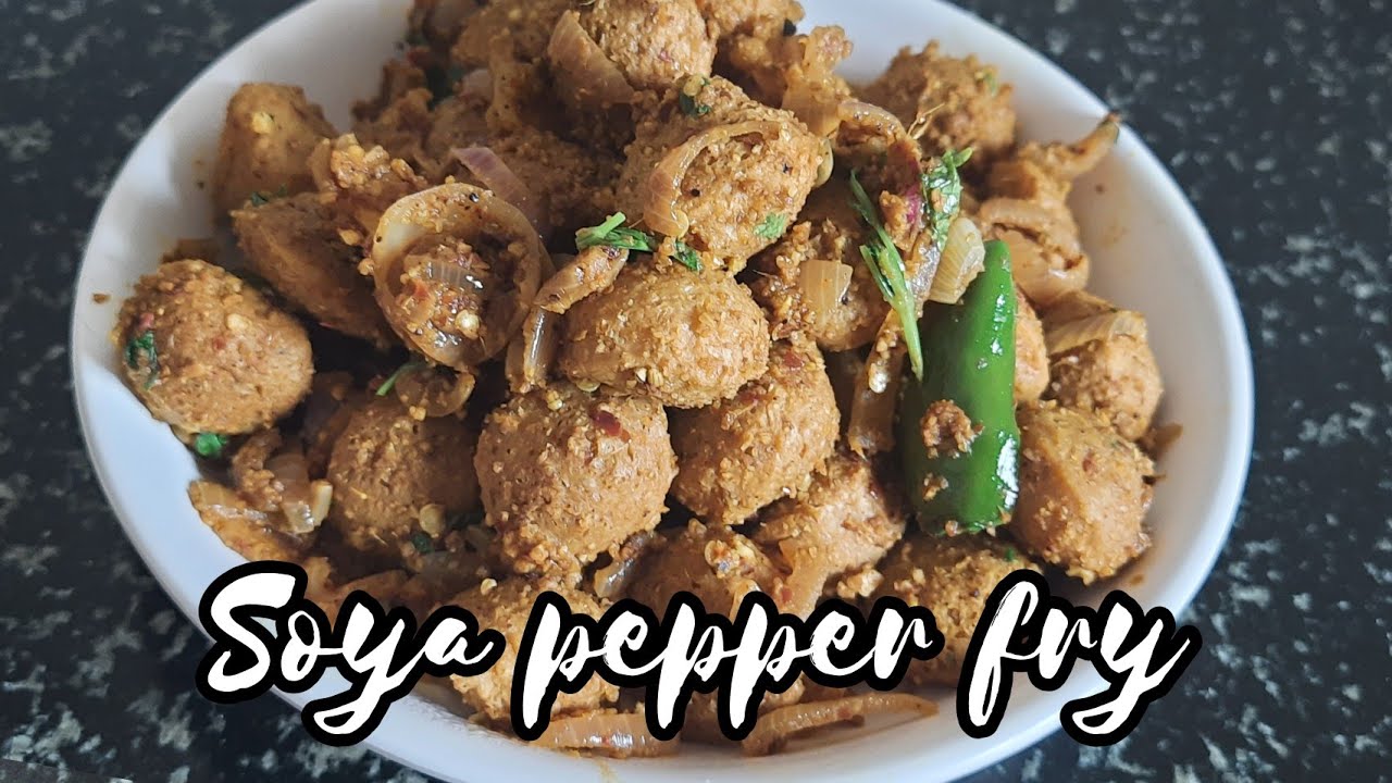 Soya chunks recipe in tamilsoya chunks fry recipemeal maker fry in
