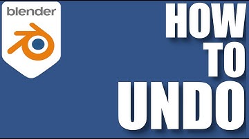 How To Undo In Blender