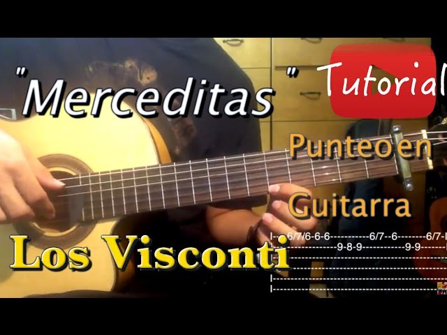 Merceditas - Los Visconti Tutorial/Cover Guitarra - YouTube