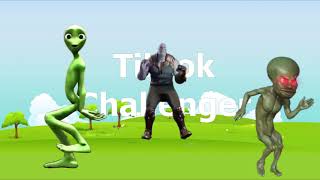Green Alien Dance   dame tu cosita song fast