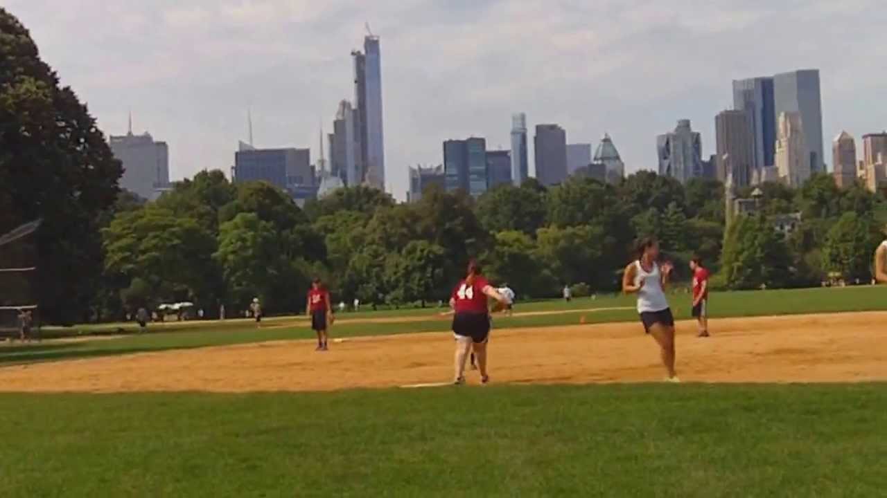 Saturday Morning Softball In New York City's Central Park YouTube