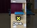 後輩女子にチート技ぶちかましてみた#shorts #卓球
