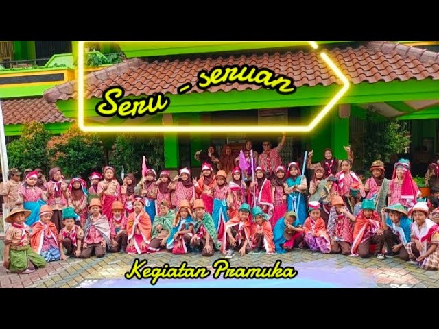 Seru-seruan di kegiatan Pramuka class=