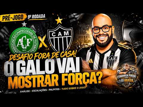 ATLÉTICO-MG VAI VENCER? 🔥 PRÉ-JOGO CHAPECOENSE x GALO | ESCALAÇÃO + PALPITES AO VIVO
