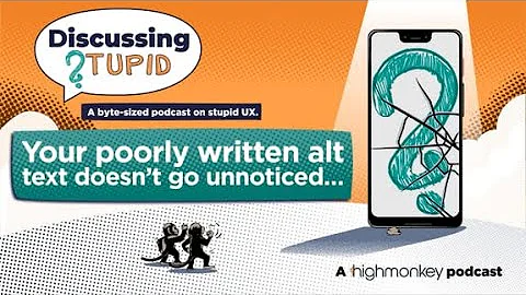 S2E1: Your poorly written alt text doesn't go unnoticed...