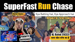 Omg तबह कर द Superb Batting By Head Abhishek Rahul Goenka Langar Reaction Srh Vs Lsg