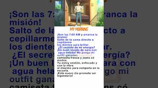 My Morning - Reading and listening comprehension practice in Spanish
