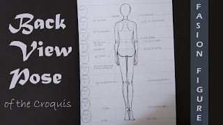 How to Draw Back View Pose of the Croquis | Back View of Fashion Figure/Croquis How to Draw Back View Pose of the Croquis | Back View of Fashion Figure/Croquis