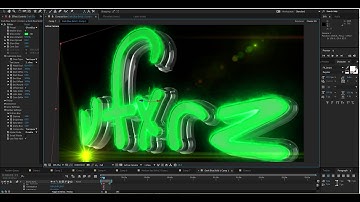 Tutorial logo animation with VideoCopilot Saber and Element 3D | After Effects