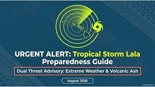 URGENT ALERT: Tropical Storm Lala Preparedness Guide | Dual Threat: Extreme Weather & Volcanic Ash
