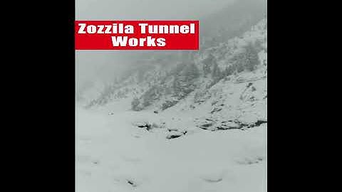 Zojila Tunnel Works, #Shorts