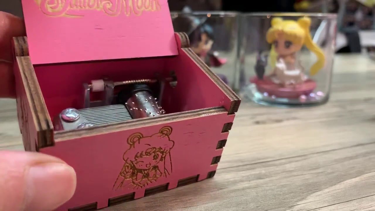 Caja musical Sailor Moon rosa – Chibi Kokoro