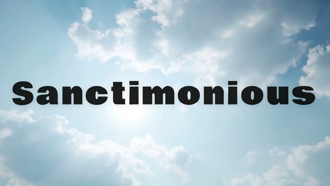 Sanctimonious - Karaoke (Sonny S.)