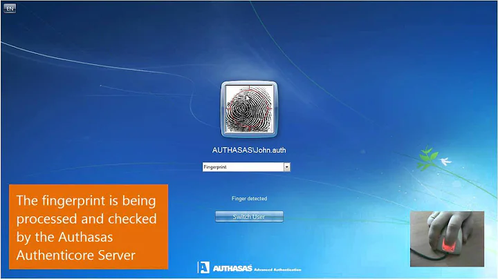 Authasas - Logon by fingerprint to Windows 7
