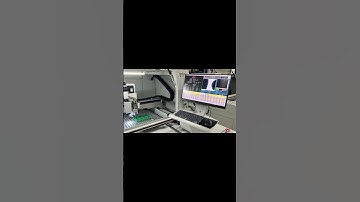 GAM300L PCB Router Machine Simulation Mode #machine #pcb #smt