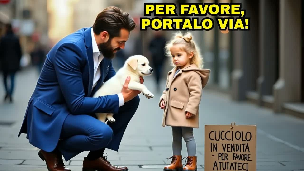 ＂COMPRA IL NOSTRO CAGNOLINO＂, DISSE LA BAMBINA — SENZA SAPERE CHE IL MILIONARIO LICENZIÒ SUA MAD
