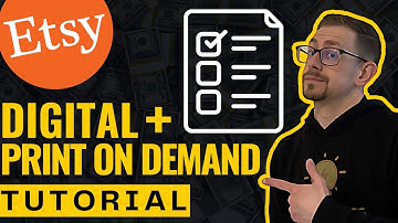 Etsy Digital and Print on Demand Listing Tutorial