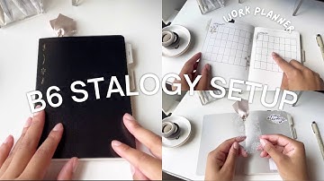 B6 STALOGY SETUP | Work Planner | Bullet Journal