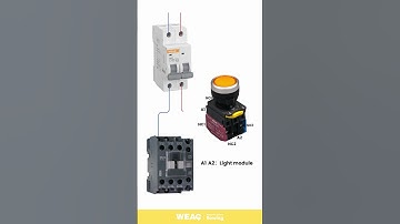 EAN38 Series Button Indicator in Action: Connecting with a Contactor!