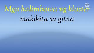 Filipino salitang klaster o kambal katinig Mga halimbawa ng klaster